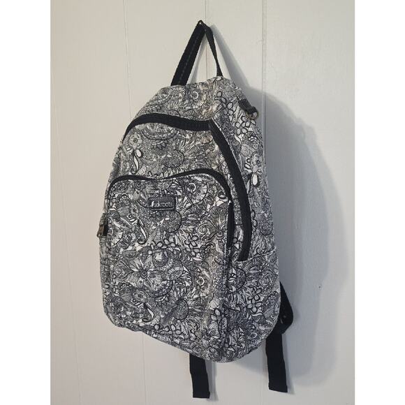 Sakroots Artist Circle Medium Black/White Spirit Desert Print Colorable Backpack main image 6